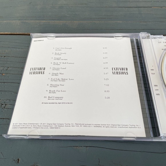 BAD COMPANY - Extended Versions Live Recording (10 Greatest Hits) CD - Picture 2 of 5